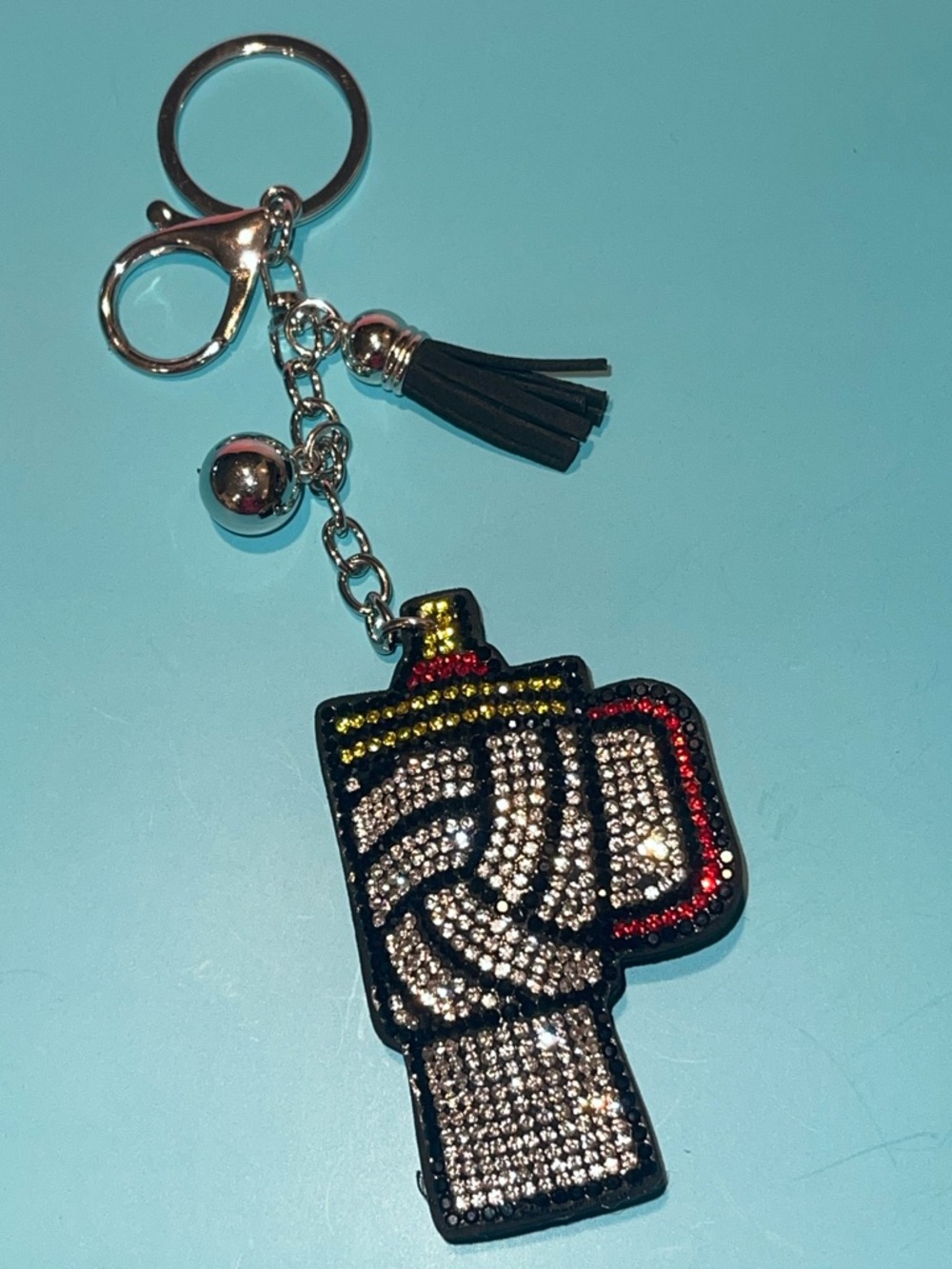 Sports Stanley Rhinestone Keychain Bag Charm - Picture 4 of 9